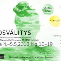 Jyväskylän taiteilijaseuran teosvälitystilaisuus 4.5-5.5.2018