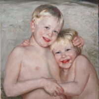 ПРОДАНО. Дети, холст, масло, 70х60 см, 2011 г ПРОДАНО. Дети, холст, масло, 70х60 см, 2011 г